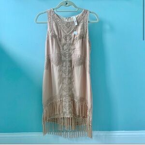 NWT Nude Flapper Dress